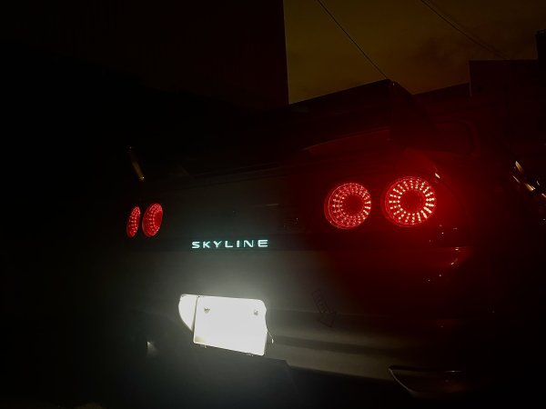画像2: R33-純正OP-ELガーニッシュのLED化（修理） (2)